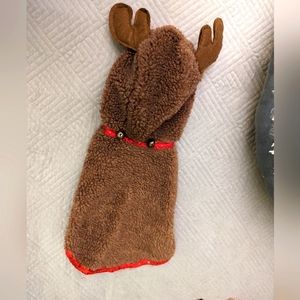 Doggie Reindeer Coat w/Hood